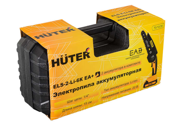 Электропила аккумуляторная ELS-2-Li-6K Huter